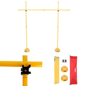 어린이 체육 허들 세트 장애물 훈련 돔콘 림보게임 휴대용 실내 축구용품 조립식 장비