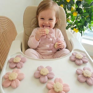 아크미 실리콘 흡착 회전 딸랑이 아기 스피너