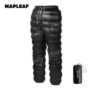MAPLEAF 초경량 프리미엄 덕다운 패딩바지 구스다운 90% 오리털