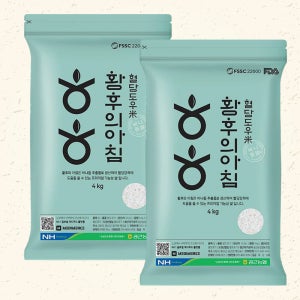 식이섬유 백미 프리미엄 셀레늄 바나듐쌀 4kg, 2개