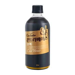 메가마트 롯데칠성 칸타타 콘트라베이스 콜드브루 블랙 500ml x 24개