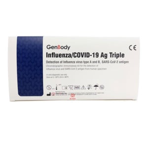 젠바디 트리플 독감키트 코로나키트 25회 인플루엔자 A형 B형 25회 병원 진단 전문가용
