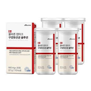 올바른 덴마크 구강유산균 솔루션 30정, 4개