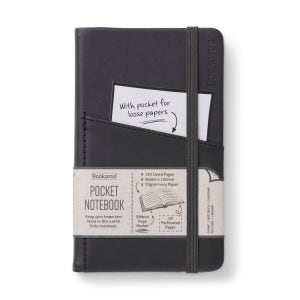 영국 if사 부카루 하드커버 A6유선포켓노트 블랙, 1개