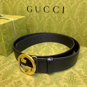 구찌 블론디 레더 남성 정장 벨트 703147 US10N 1000