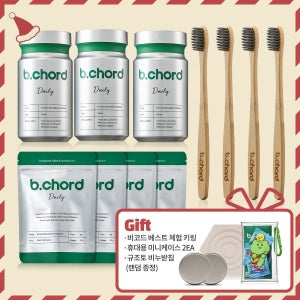 [총630정] 비코드 입냄새 올킬 세트 고체치약 민트향 90정 본품 리필 대용량 (+칫솔)