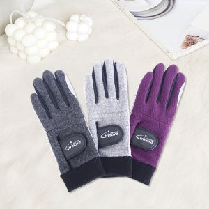 트리노바 겨울용 손목 시보리 여성용 양손 골프장갑 T4366L