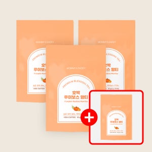 [3+1] 루이보스티 호박차 맘티 친환경 티백 2g x 30티백 30개입, 4개