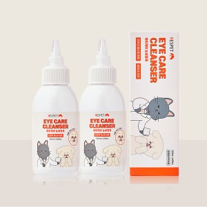 리스펫 강아지 고양이 눈물자국 제거 눈물냄새 아이케어 눈 세정제 120ml, 2개