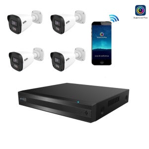 ATTN DN-8 200만화소 POE CCTV 녹화기 실외 뷸렛 IP카메라 4SET 패키지