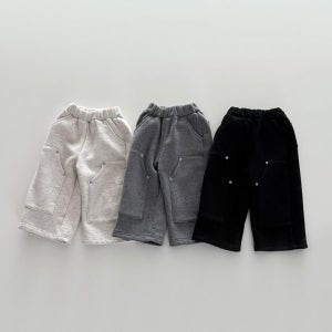 바로배송 [ 겨울 ] 보니토 리벳일자팬츠 오트밀 M