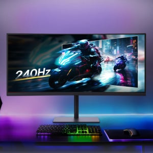 LG 울트라기어 86cm 고해상도 커브드 PC 컴퓨터 게이밍 모니터 34G630A 21:9 WQHD 240Hz 1ms 스피커 내장 높낮이 조절 사무용 업무용 가정용