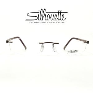Silhouette 6695-6055 실루엣 림초경량 티타늄 티탄 무테 안경테 보증서포함 -브론즈