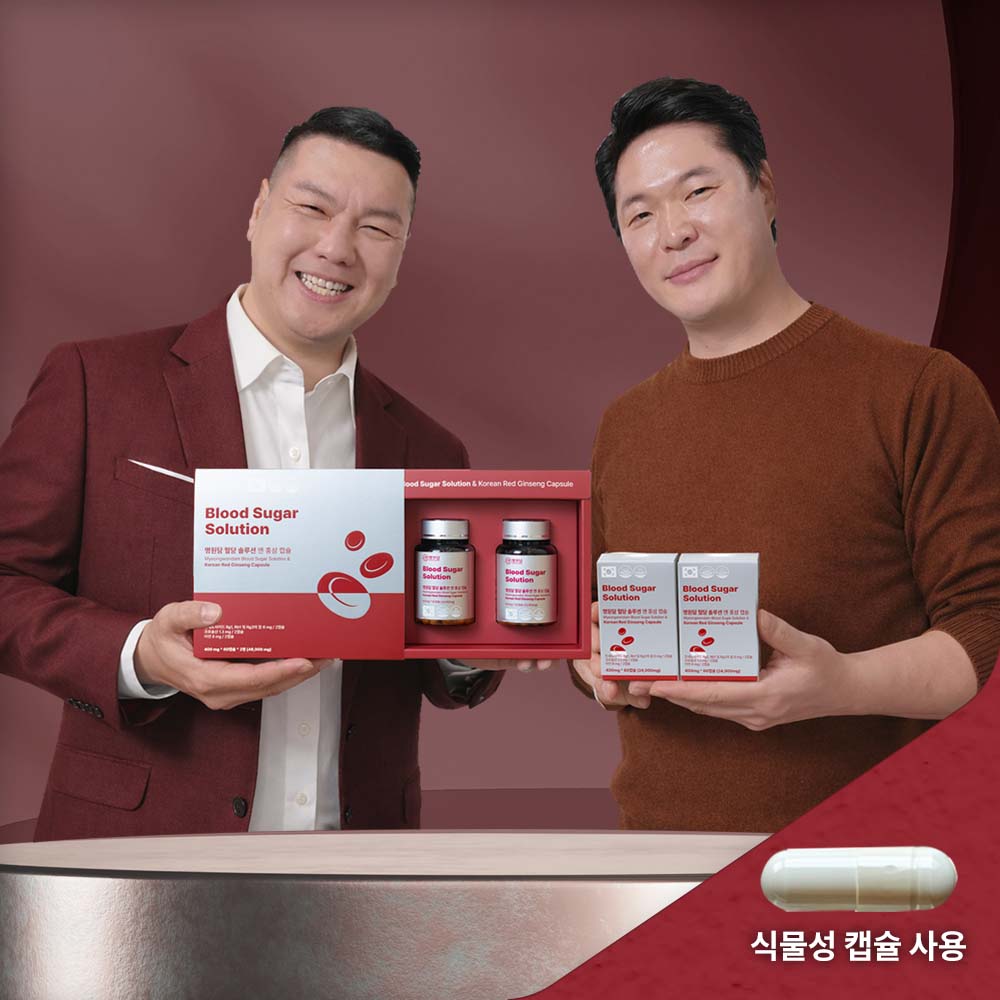 명원담 혈당 솔루션 앤 홍삼 캡슐