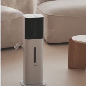 한경희생활과학 대용량 복합식가습기 8L 상부급수 UV살균 자동습도조절 무드등 리모컨형