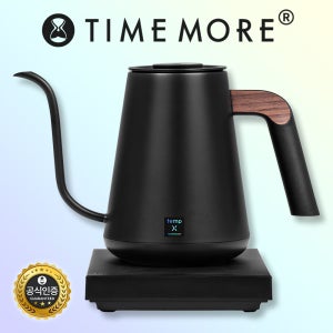 [국내정식] 타임모어 전기 드립 포트 PRO X 핸드드립 주전자 커피 캠핑 900ml 블랙