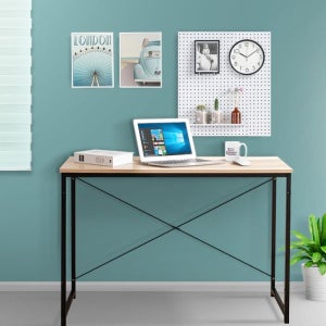 심플 철제 책상 모던 학생 책상 거실 협탁 보조 테이블