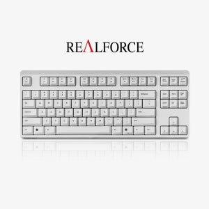 [국내정발] 리얼포스 R4TL APC 화이트 유/무선 토프레 무접점 텐키리스 키보드