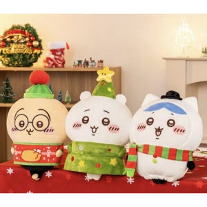 치이카와 크리스마스 BIG 봉제인형 30cm 우사기 하치와레 먼작귀