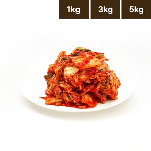 맛집의 김치 [거대김치]배추 썰은 김치 국내산 100% 대용량 3kg, 1개