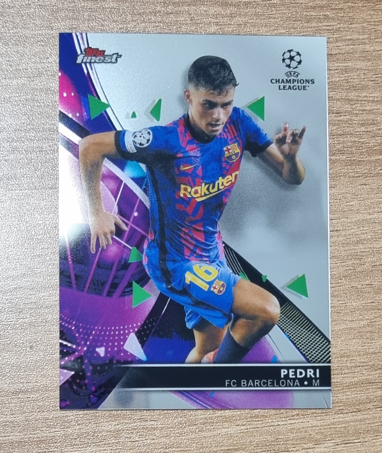 페드리 설명필독 2021-22 Finest UCL Pedri NO-35 축구카드