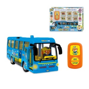 무선타운버스 뽀로로 RC 자동차 작동 완구 정류장놀이 아기 운전 조정 장난감