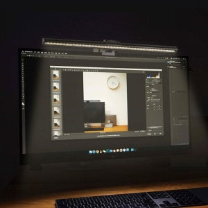 각도조절 간단설치 모니터 스크린 10단 LED스 탠드 바 집게 조명 독서등 컴퓨터 램프