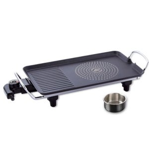 전기 키친플라워 그릴 고기 불판 와이드 팬 66cm 바베큐 삼겹살 후라이팬 구이팬