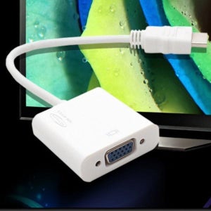 케이블 모니터 HDMI to VGA 컨버터 오디오 미지원 분배 금융권납품 컴퓨터 관공서납품