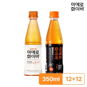 미에로화이바 350ml 12개+12개 혼합 외 2종 탄산 음료 식이섬유 저칼로리