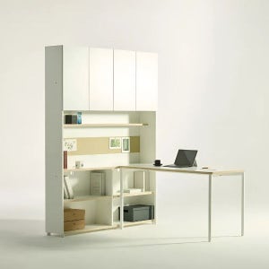 워크웍스 전면책상책장세트 6단 시리즈 학생 아동 공부 컴퓨터 라이트 홈 오피스