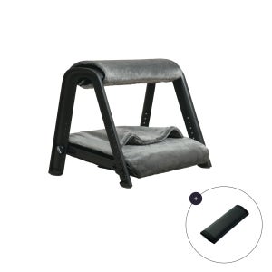 로우모 2단 발받침대 LC99 블랙 Heat + 코듀라 상단 커버