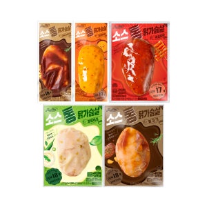 맛있닭 소스 통 닭가슴살 5종 혼합 30팩