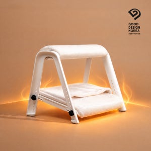 로우모 2단 발받침대 LC99 화이트 Heat