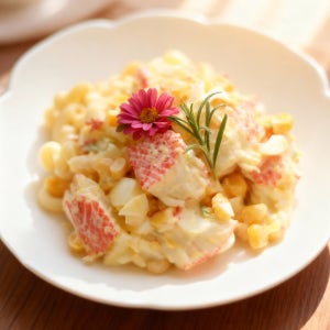 [디디마트] 마카로니꽃맛살샐러드 150g 사라다 샌드위치 샐러드 간식 가니쉬 토핑 간편