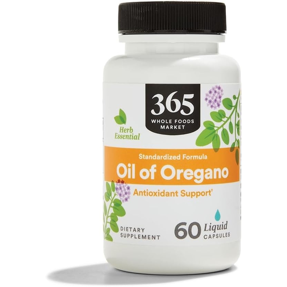 365 바이 홀푸드 마켓 <b>오레가노</b> 오일 <b>60캡슐</b>