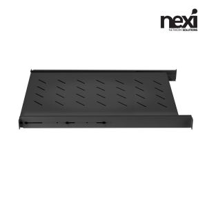 NEXI 서버랙 슬라이딩 선반 서버랙 키보드 마우스 거치대 블랙 D1000mm NX864