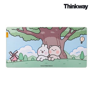 씽크웨이 데스크매트 장패드 곰돌찡이랑 토끼찡 에디션