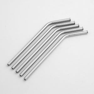 소유 커브형 304 스텐빨대 스텐레스 리유저블 빨대 스트로우 5p