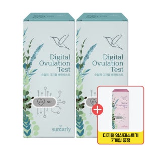 [1+1] 슈얼리 디지털 배란테스트기 7개입+7개입 배테기