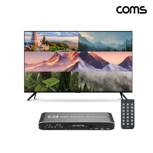 6:1 화면 분할기 HDMI 6포트 멀티뷰어 4K30Hz