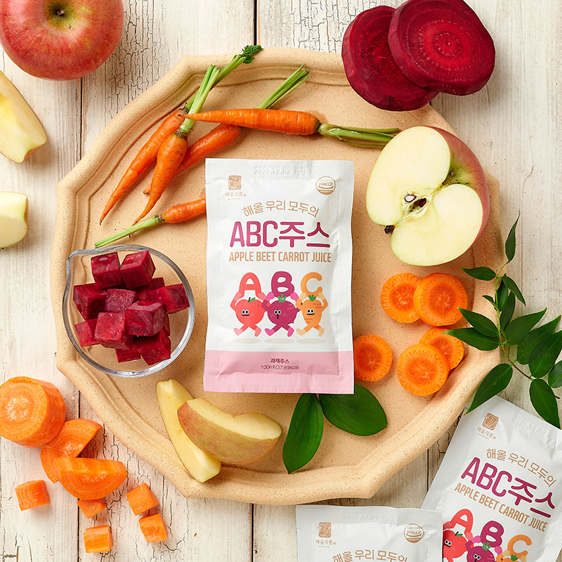 해올 국내산 갈아만든 NFC ABC주스 100ml 30포