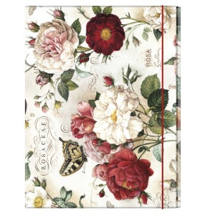 헝가리 Bomo Art사 서류보관함 빈티지디자인 휴대용노트박스 1단, 로즈