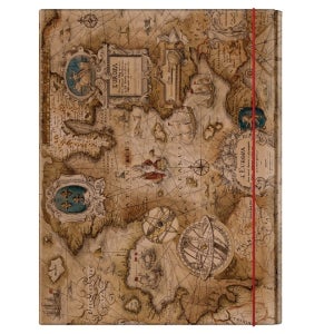 헝가리 Bomo Art사 서류보관함 빈티지디자인 휴대용노트박스 1단, 지도