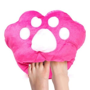 USB 곰발바닥 발열쿠션 사무실 가정용 보온 발난로 온열패드 발쿠션