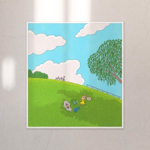 [아티쉬] 액자 / Afternoon Friends, 굴리굴리(GOOLYGOOLY)