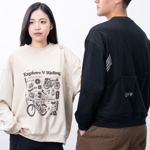 EVR 이브이알 CITY 4포켓 사이클링 맨투맨 KX5001(남녀공용)