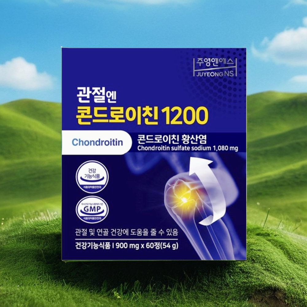 주영<b>엔에스</b> 관절엔 콘드로이친 소연골콘드로이친 60정, 1개