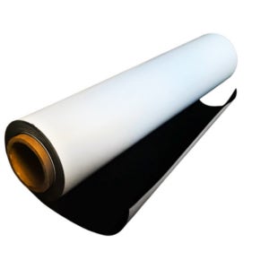 고무 롤 자석 강력형, 610mmX10M 두께0.8mm흰색