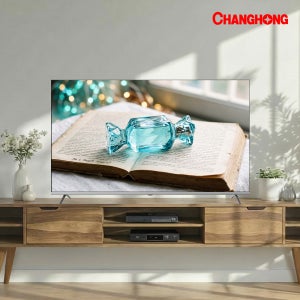 창홍 스마트 TV 구글 5.0 4K UHD 120hz 139cm(55인치), 스탠드